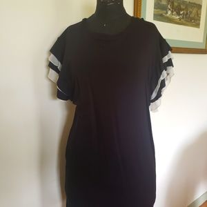 Black t-shirt dress, size M, Jane and Delancey